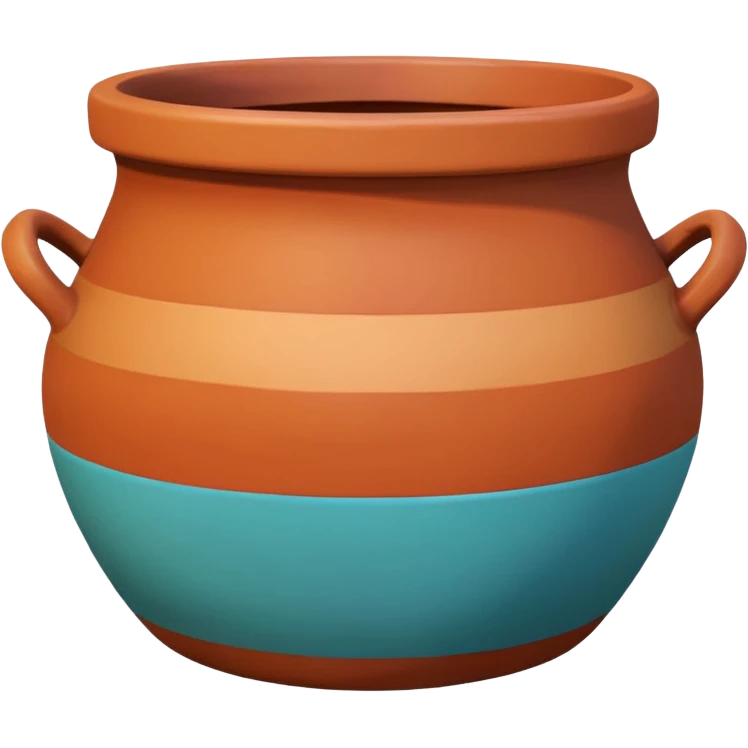 Painted Clay Pot emoji