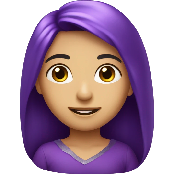 una estrella brillante morada lila emoji