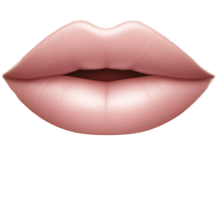 Perfect lips kiss emoji