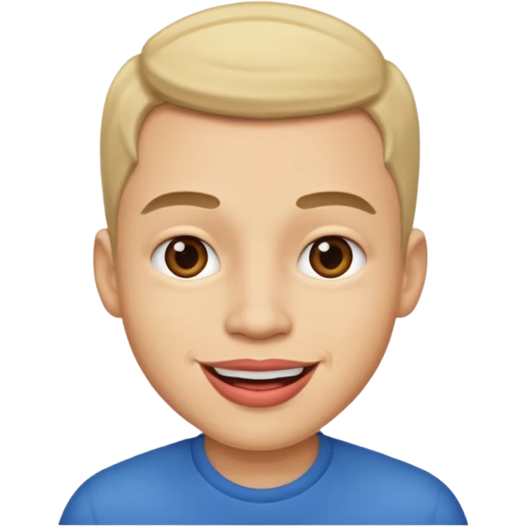 Male with big lips more big  emoji