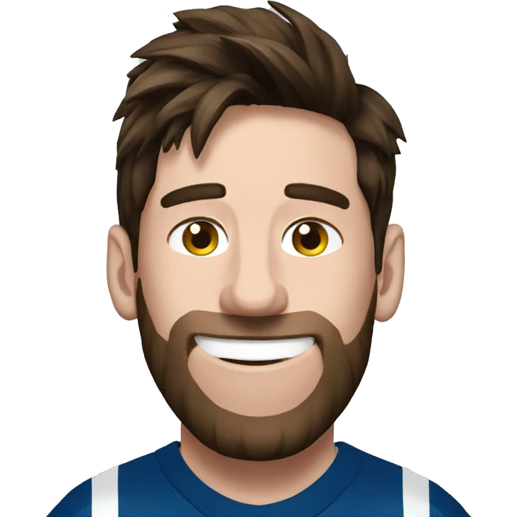 Messi  festejando emoji