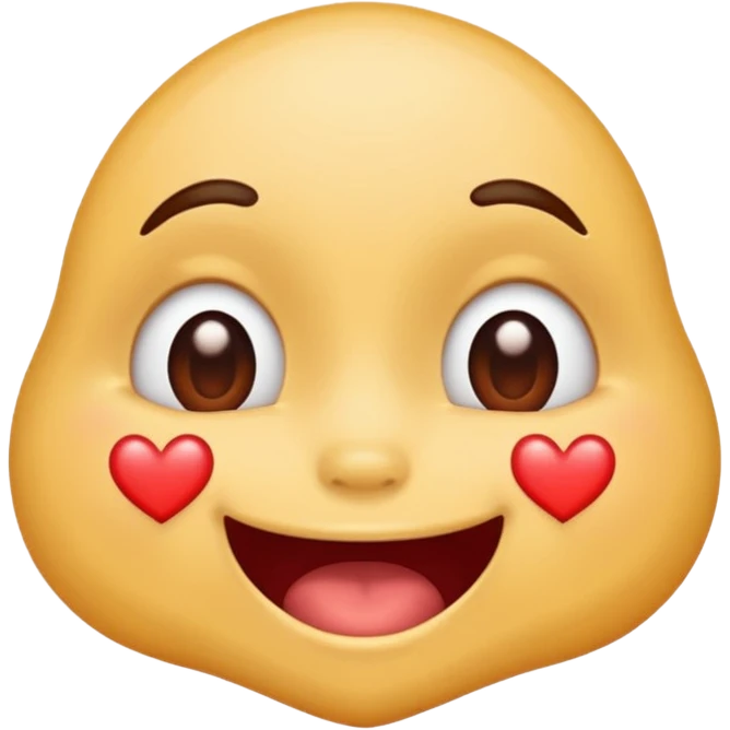 Drooling face with heart eyes emoji