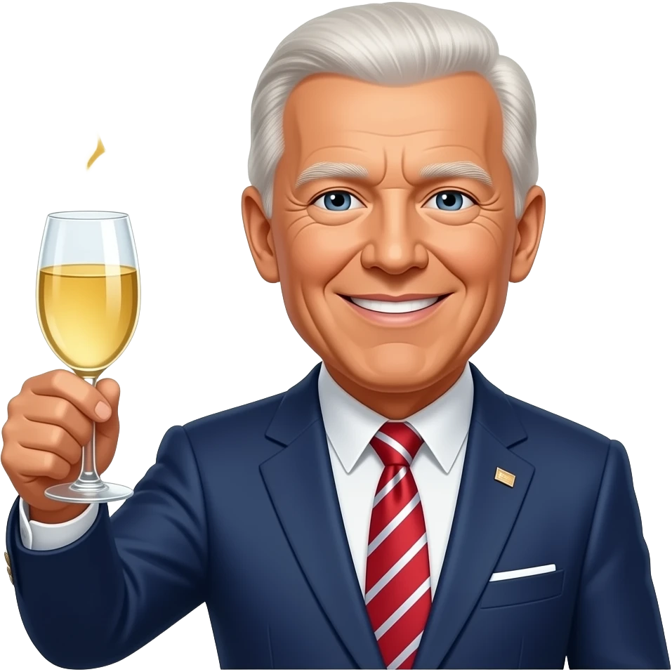 Cheers president birthday emoji
