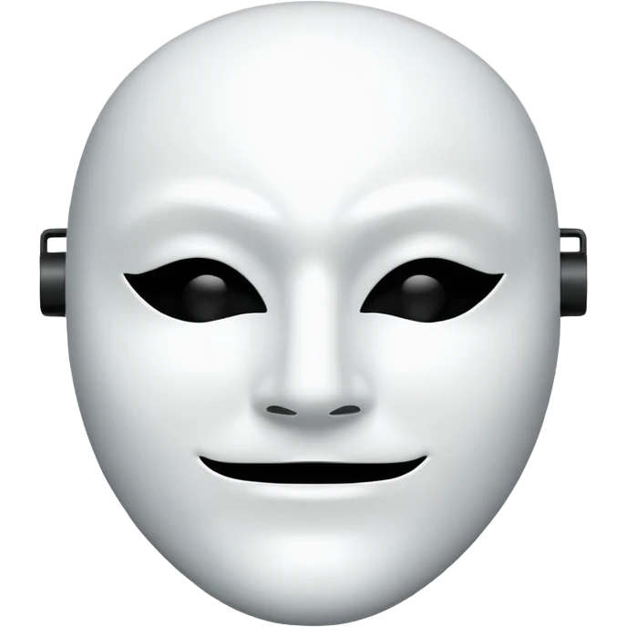 simple mask emoji