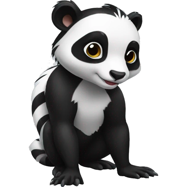 skunk-panda-hybrid full body emoji