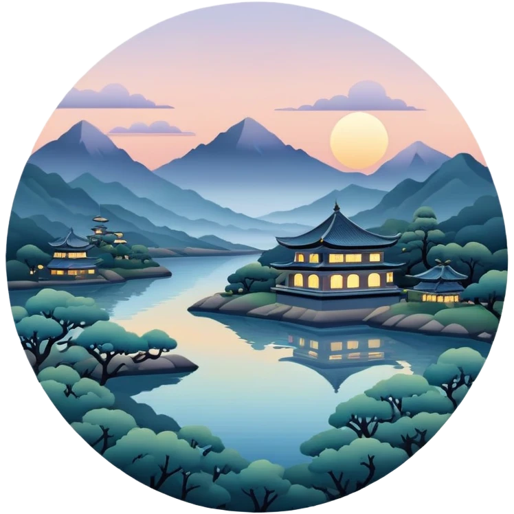 Gloomy-dusky-dull-aesthetic-scenic-scenery-Decoration emoji