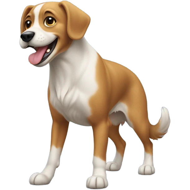 Dog twerking emoji