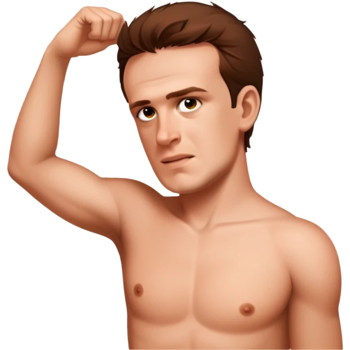 Marshall Eriksen without Shirt emoji