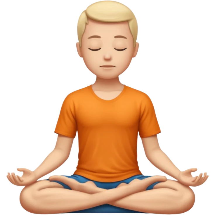 meditation emoji