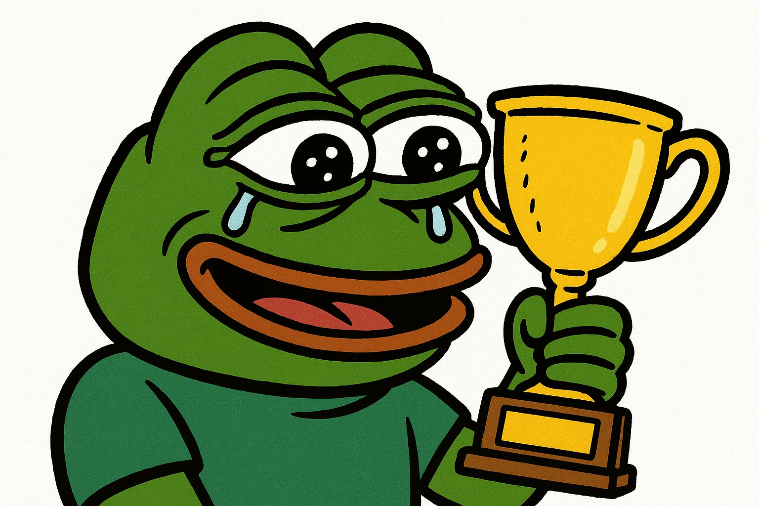 team celebrating with trophy emoji