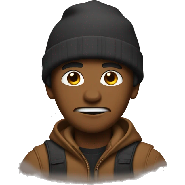 Edgar brawl star, brown ski emoji