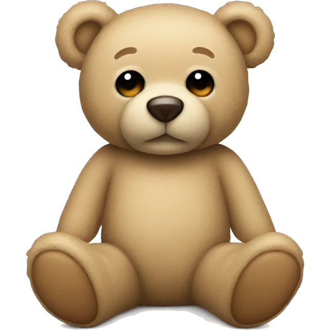 Beige teddy bear  emoji
