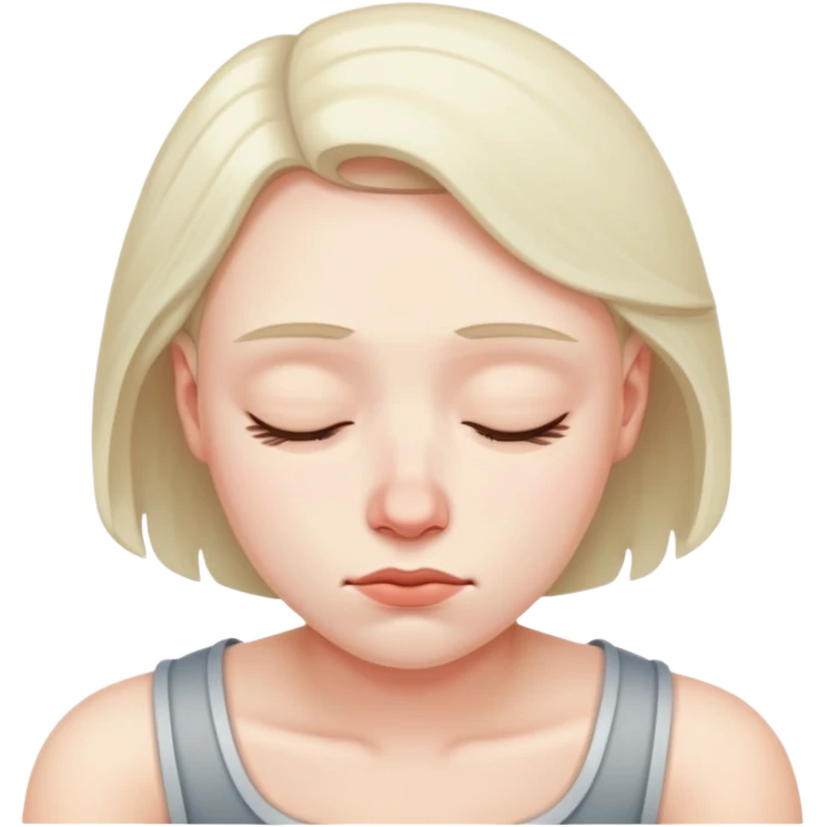 poor aura, slumped shoulders emoji