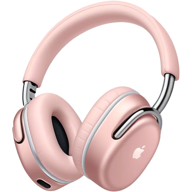 Airpods max light pink  emoji