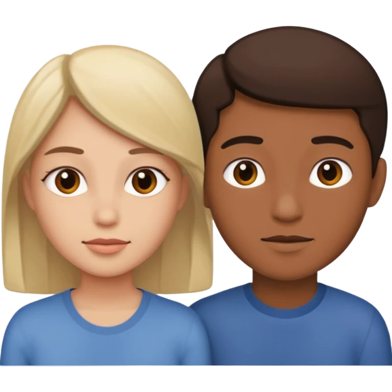 Two people separated  emoji