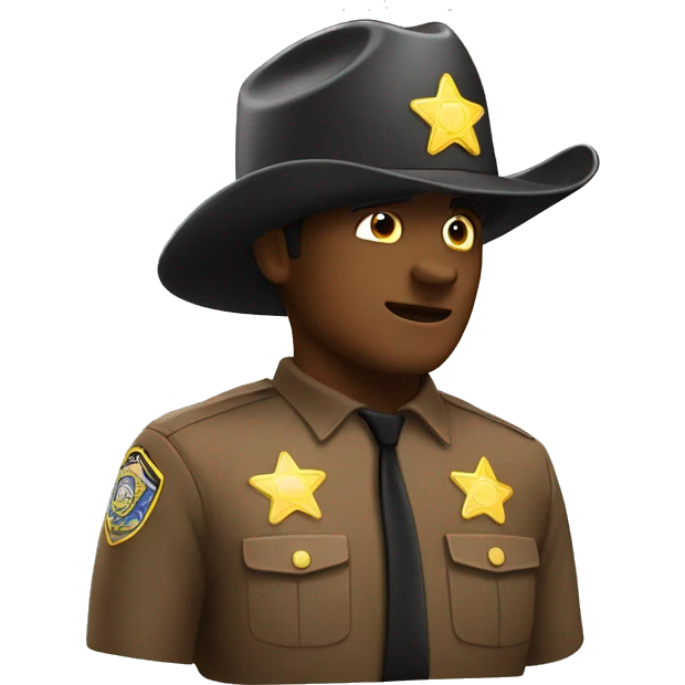 sheriffs hard hat emoji