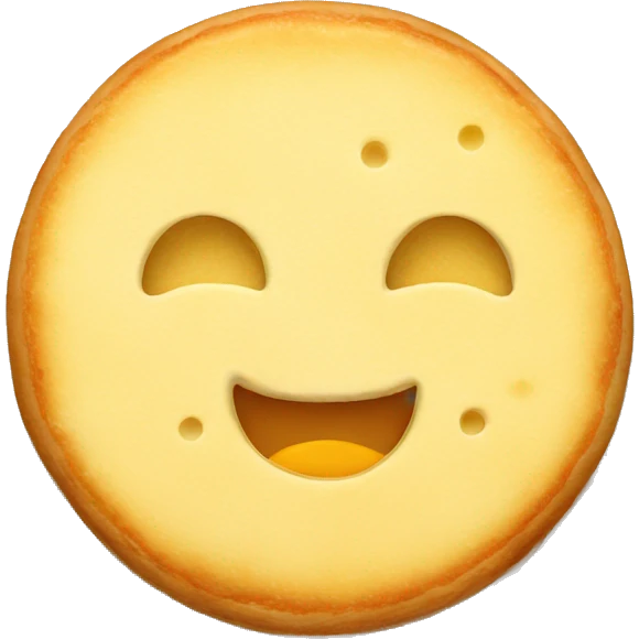 Cheese pancake emoji
