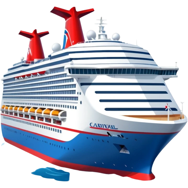 Carnival cruise ship emoji