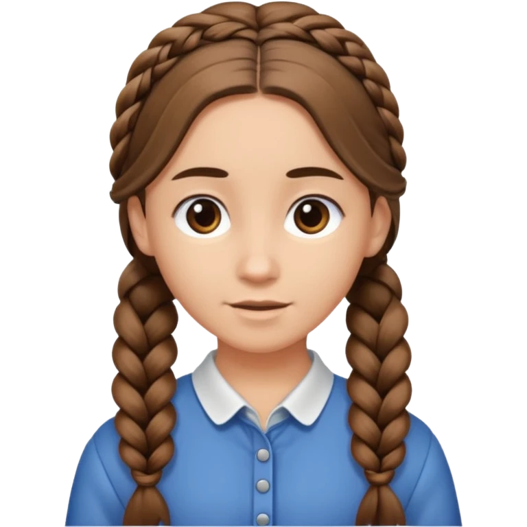 just hair braided hair tail emoji
