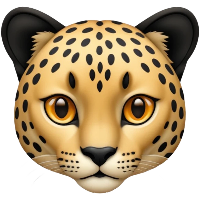 Black cheetah emoji