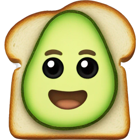 avocado toast emoji