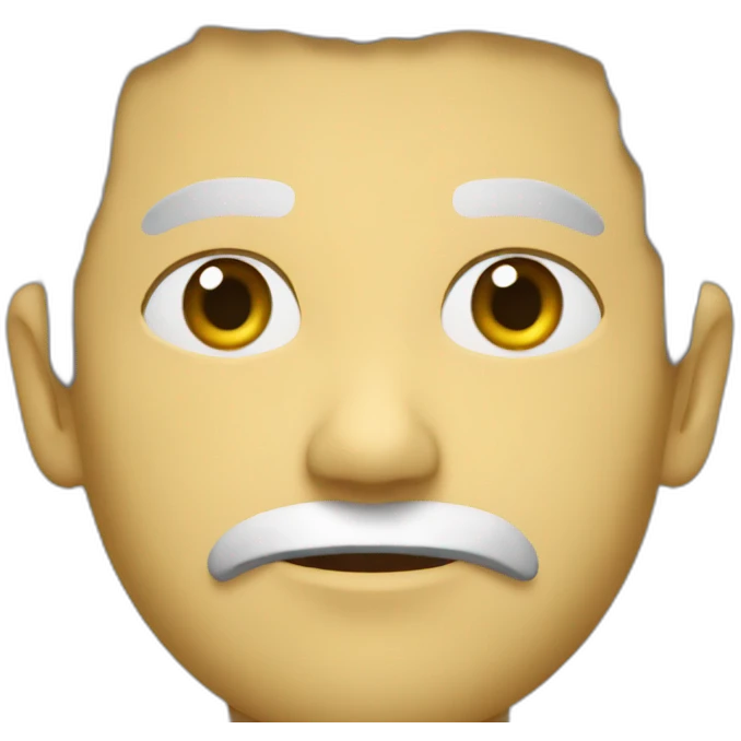 persona sin pensar emoji
