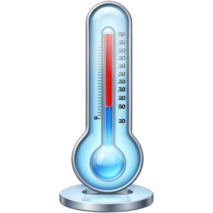 cold ice thermometer emoji