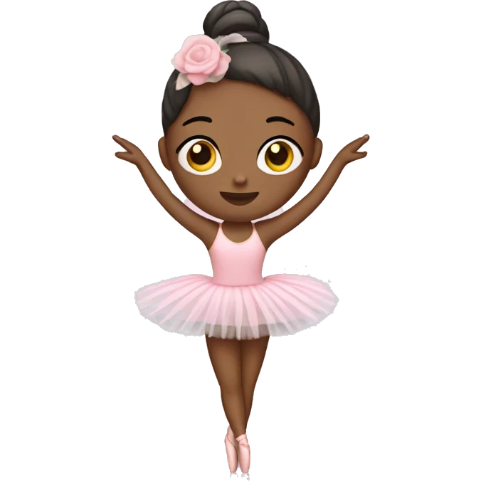 Ballerina wearing tutu emoji