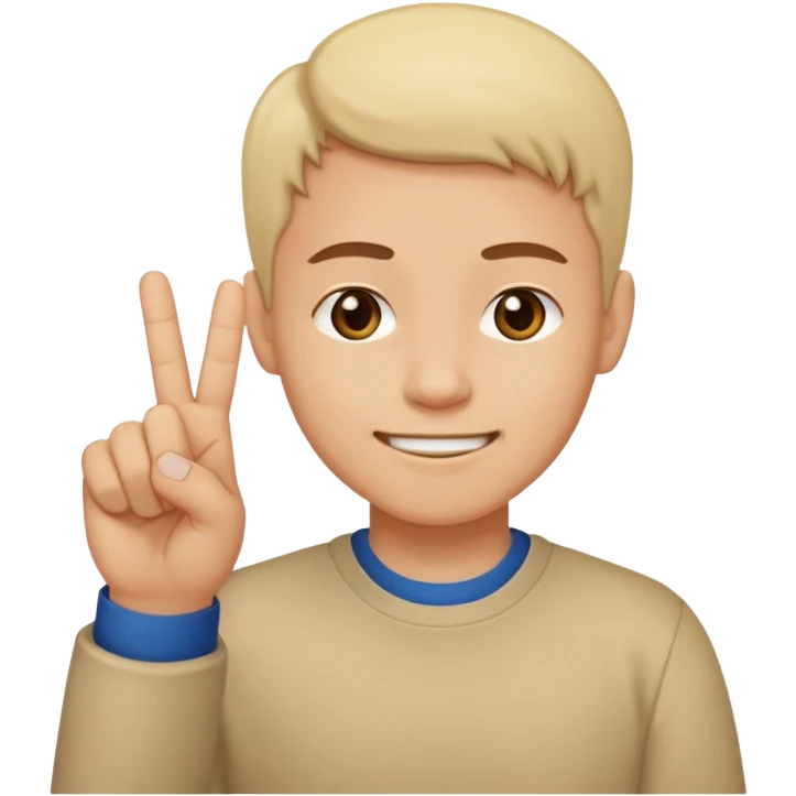 uncomfortable smiling with middle finger emoji
