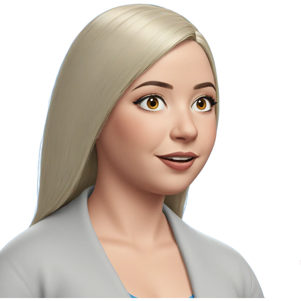 realistic portrait of girl emoji