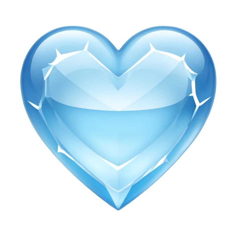 ice themed heart emoji