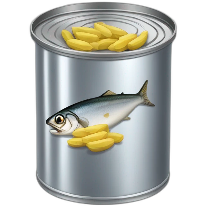 opened can of sardines emoji