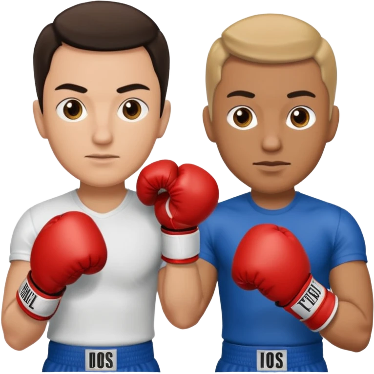 minister vs. celeb as if they were boxing emoji
