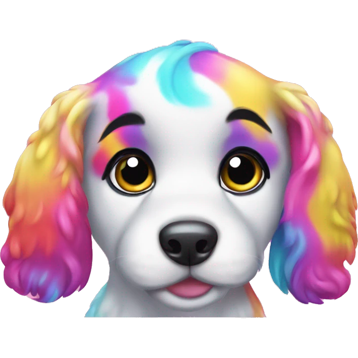 lisa frank puppy emoji