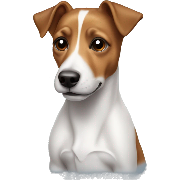 dog jack russel head emoji