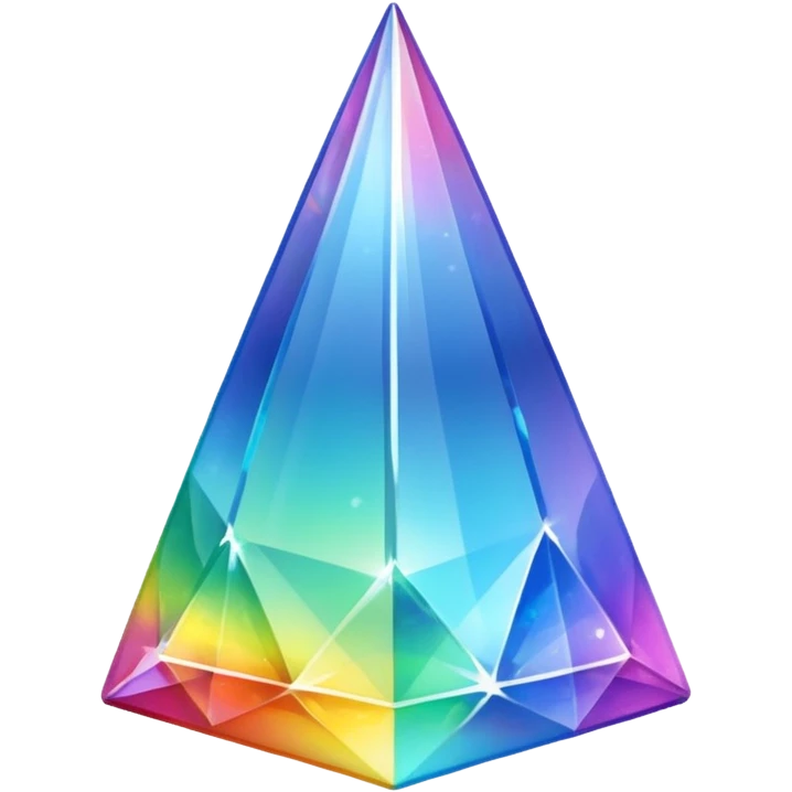 Rainbow prism Skyshard crystal emoji