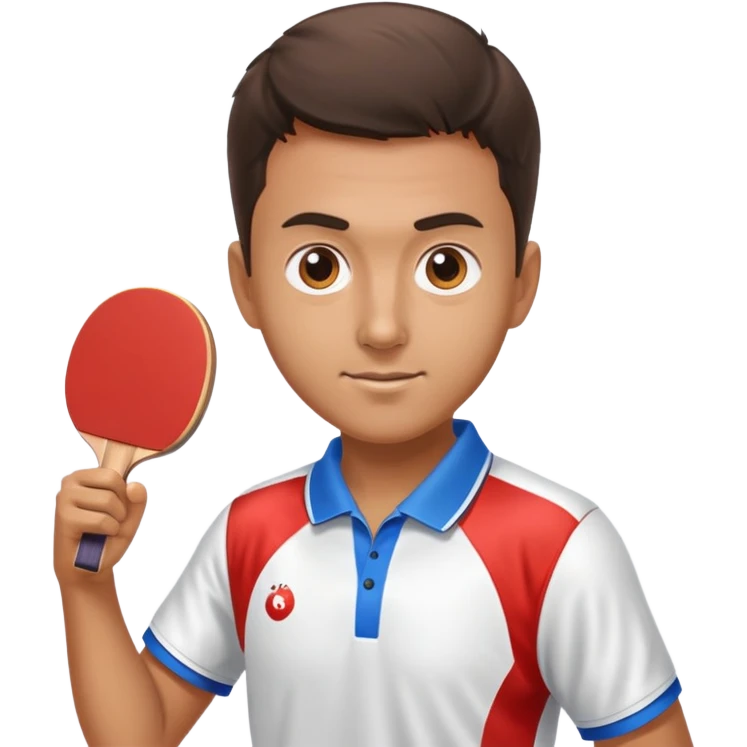     Stil: Hyperrealistisch, Karikatur

    Subjekt: Tischtennisspieler
 emoji