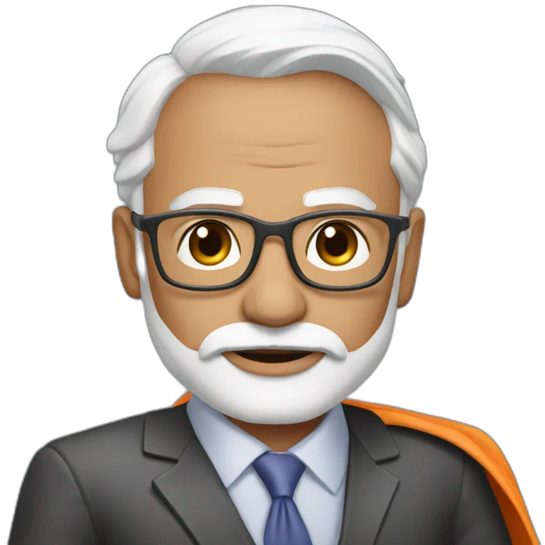 Modi super man emoji