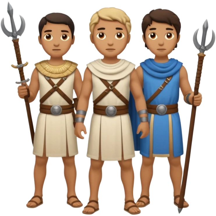  cartagines grupo de 4 cuerpo completo emoji