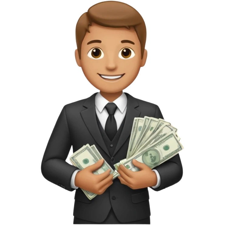 One of people’s goals is to have money emoji