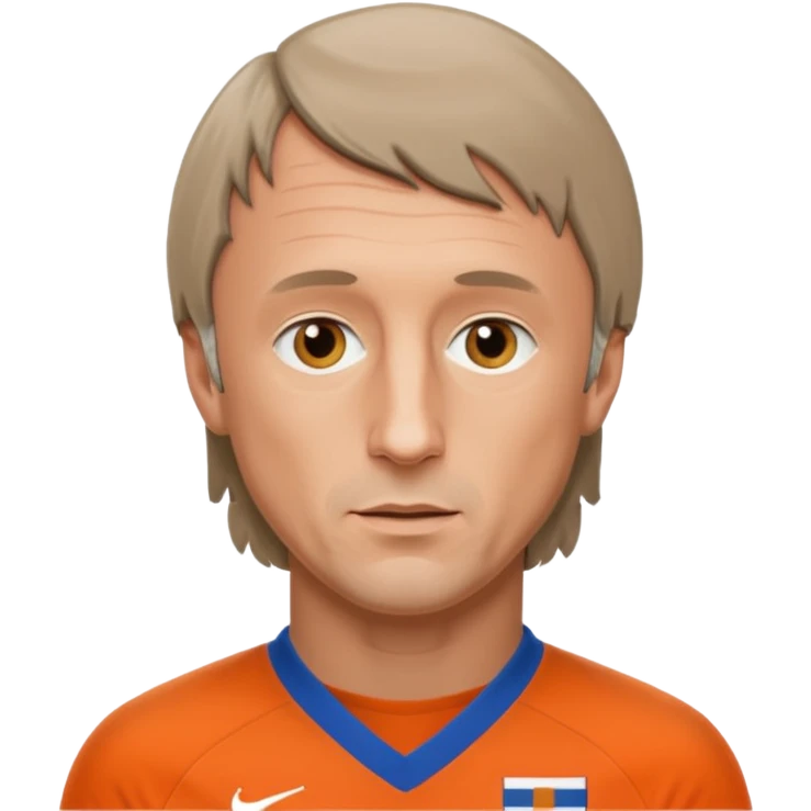 Йохан Кройф в форме сборной Голландии 1974 года booblehead emoji