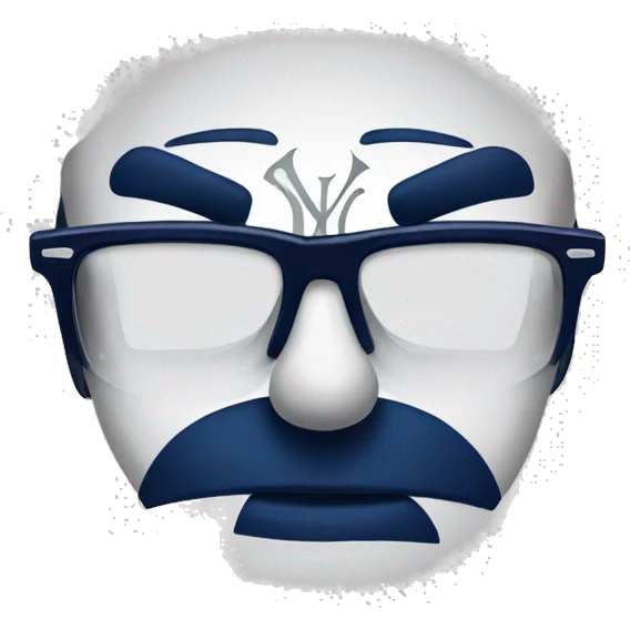 New York yankees glasses  emoji