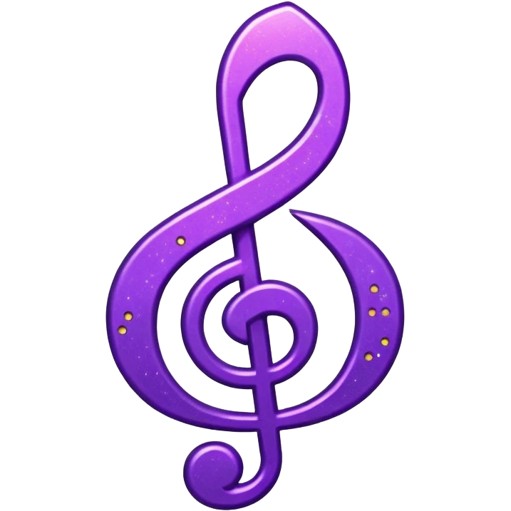 glitter symbol music purple cyberpunk emoji