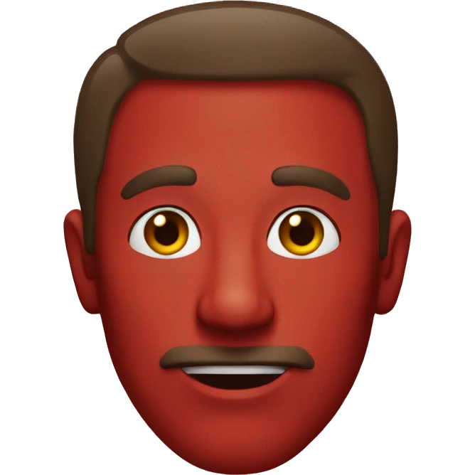 Red man emoji