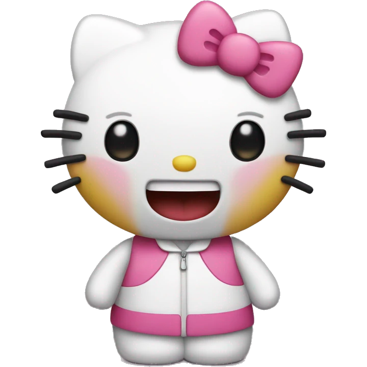 hello kitty sing emoji