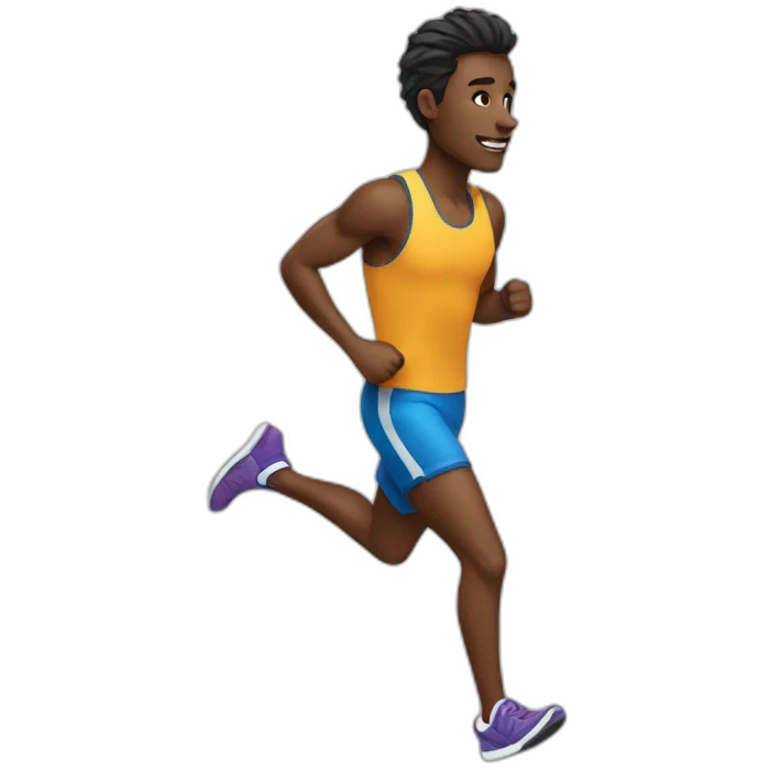 fast runner with fancy shoes emoji