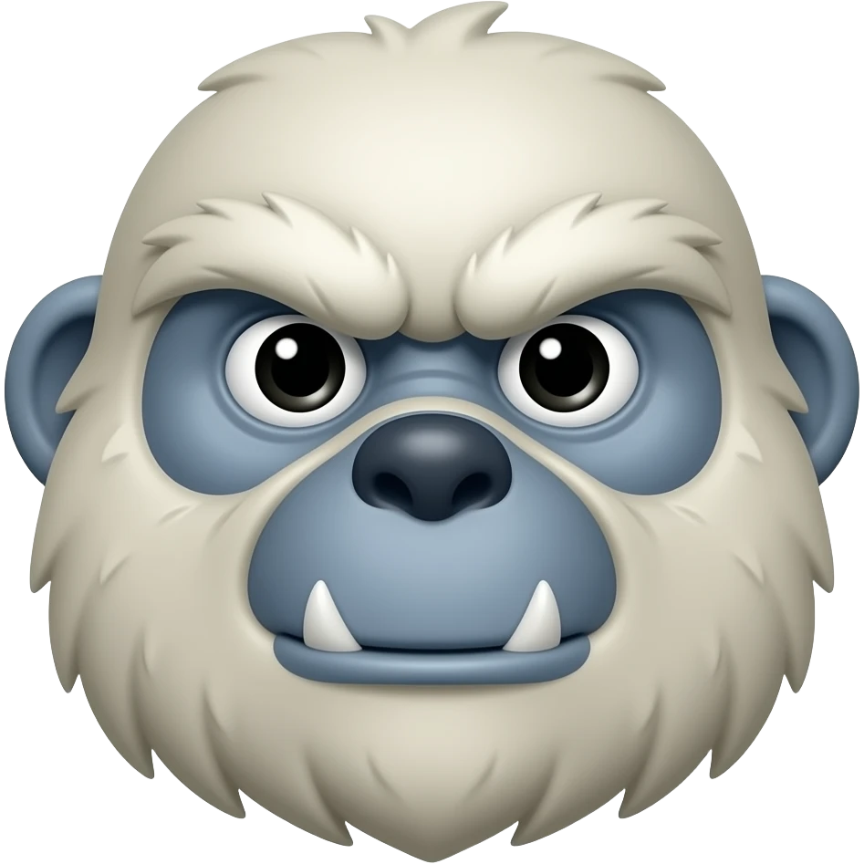 create a emoji that looks like a Yeti. emoji