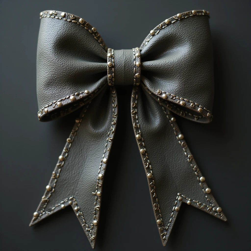 gothic bow, photorealistic style, variation 1 emoji