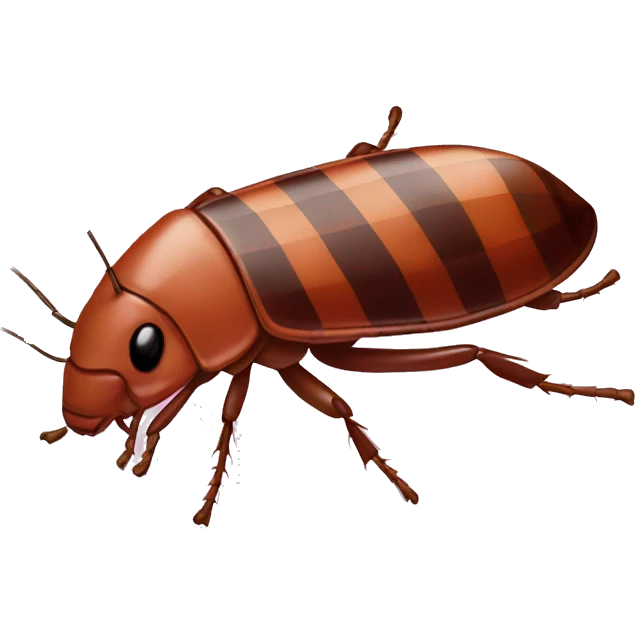 pink checkered cockroach emoji