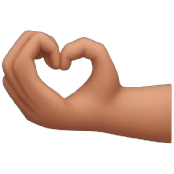 arm heart emoji